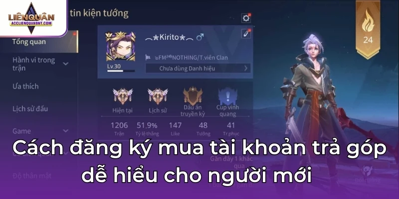 Cách đăng ký mua tài khoản trả góp dễ hiểu cho người mới