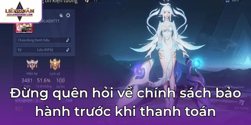 Đừng quên hỏi về chính sách bảo hành trước khi thanh toán