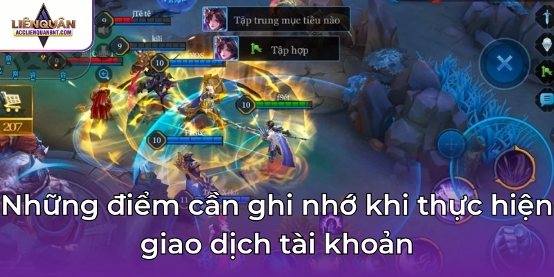 Những điểm cần ghi nhớ khi thực hiện giao dịch tài khoản